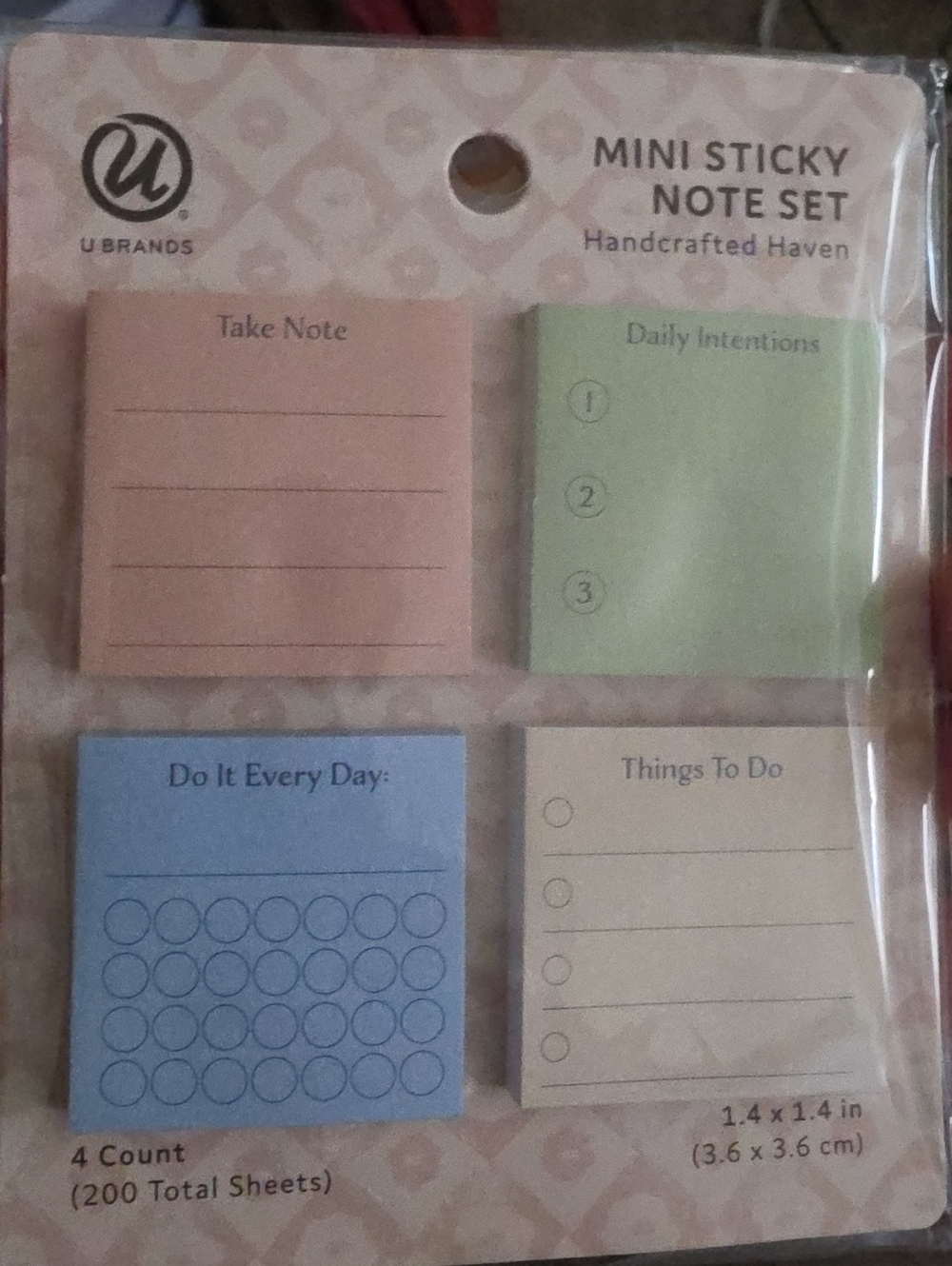 Mini Sticky Note Set